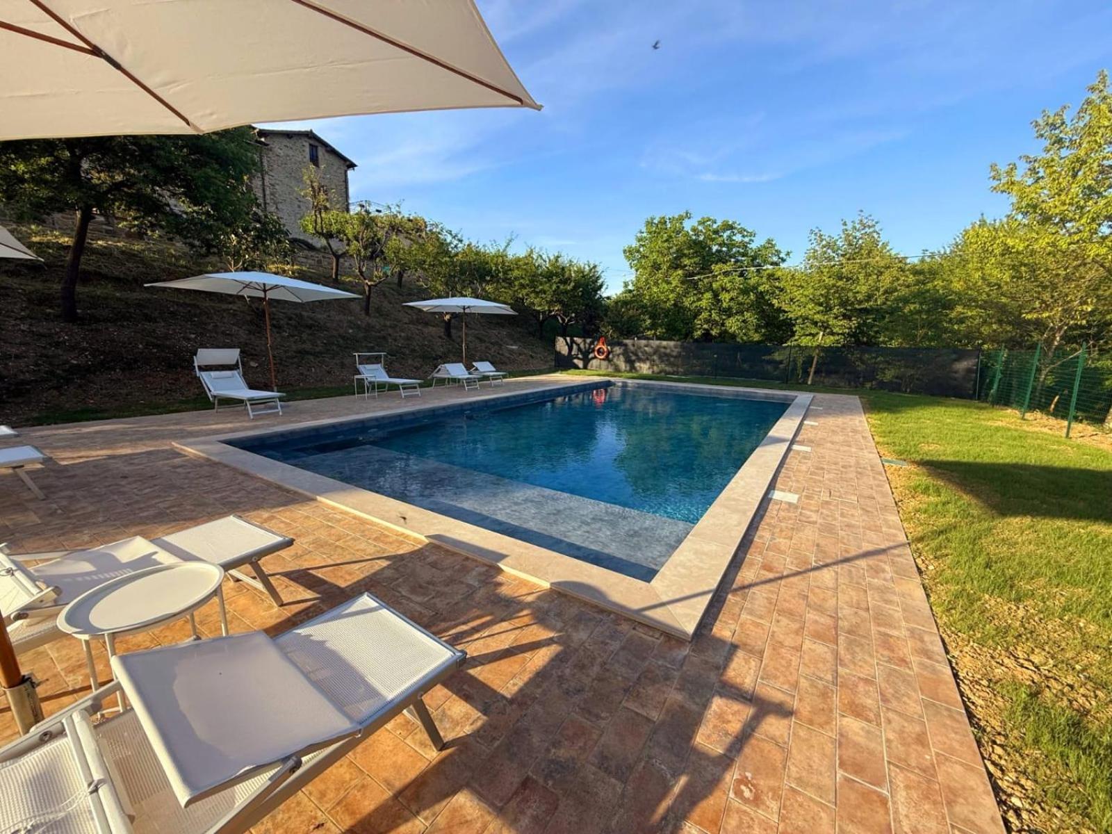 Agriturismo I Gelsi Di Santa Cristina Gubbio Kültér fotó